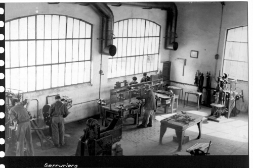 Atelier de serrurerie de l’IPES de Saint-Maurice