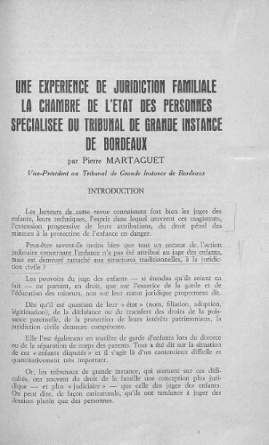 Rééducation. Revue française de l'Enfance Délinquante, déficiente et en danger moral - n°167/168 - novembre/décembre 1964