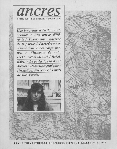 Ancres - n°2 - janvier 1985