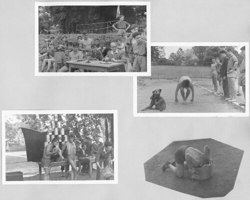 Jeux organisés pour le 14 juillet 1954 au centre d’observation de Collonges-au-Mont-d'Or
