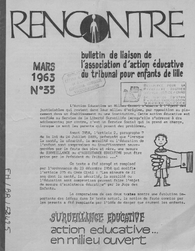 Rencontre - n°33 - mars 1963