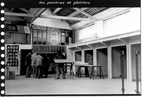 Atelier de peinture de l’IPES de Saint-Maurice