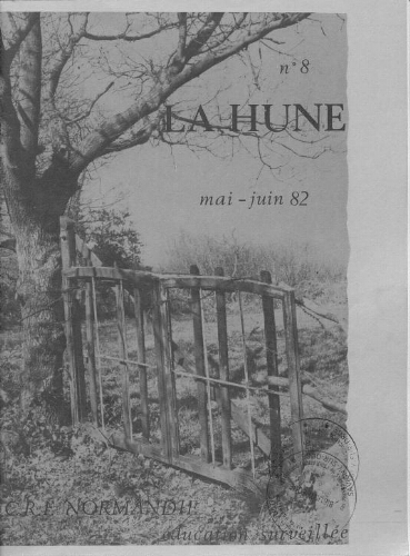 La Hune - n°8 - mai/juin 1982