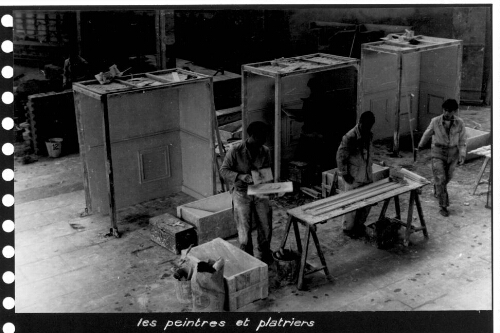 Atelier de plâtrerie de l’IPES de Saint-Maurice