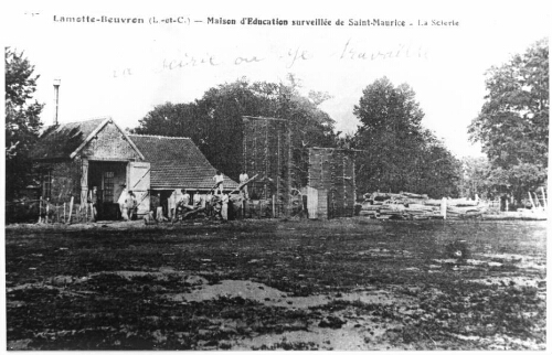 Bâtiment de la scierie de la maison d’éducation surveillée de Saint-Maurice