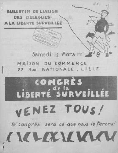 Bulletin de liaison des délégués à la liberté surveillée - [n.p.] - 1955