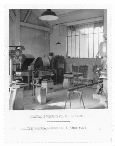 Atelier de forge-serrurerie du Centre d’observation de Paris à Savigny-sur-Orge (5)